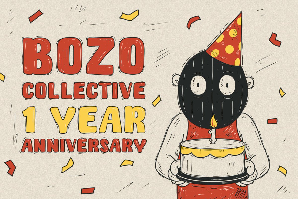 Happy 1 year anniversary! #bozo