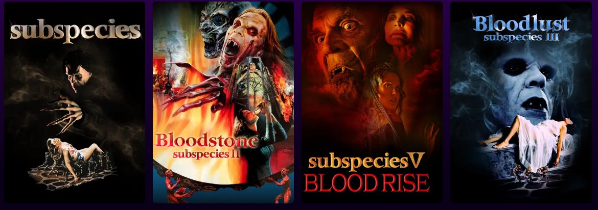 fullmoonhorror's tweet photo. Happy 75th birthday to Ted Nicolaou part of the #FullMoon family! Celebrate his birthday by watching all the #SUBSPECIES films including the newest release SUBSPECIES V: BLOOD RISE on our TUBI channel! #horror #vampires
https://t.co/PrpgupI6d6 https://t.co/l2PemKg9EI