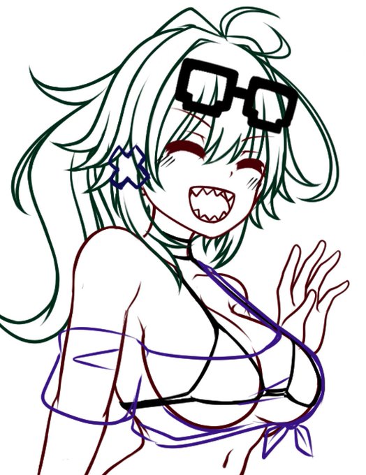 自分で描いて自分で可愛いと思ってしまったので何となくアップ😌✨

うーん、満足のいく1枚、! 