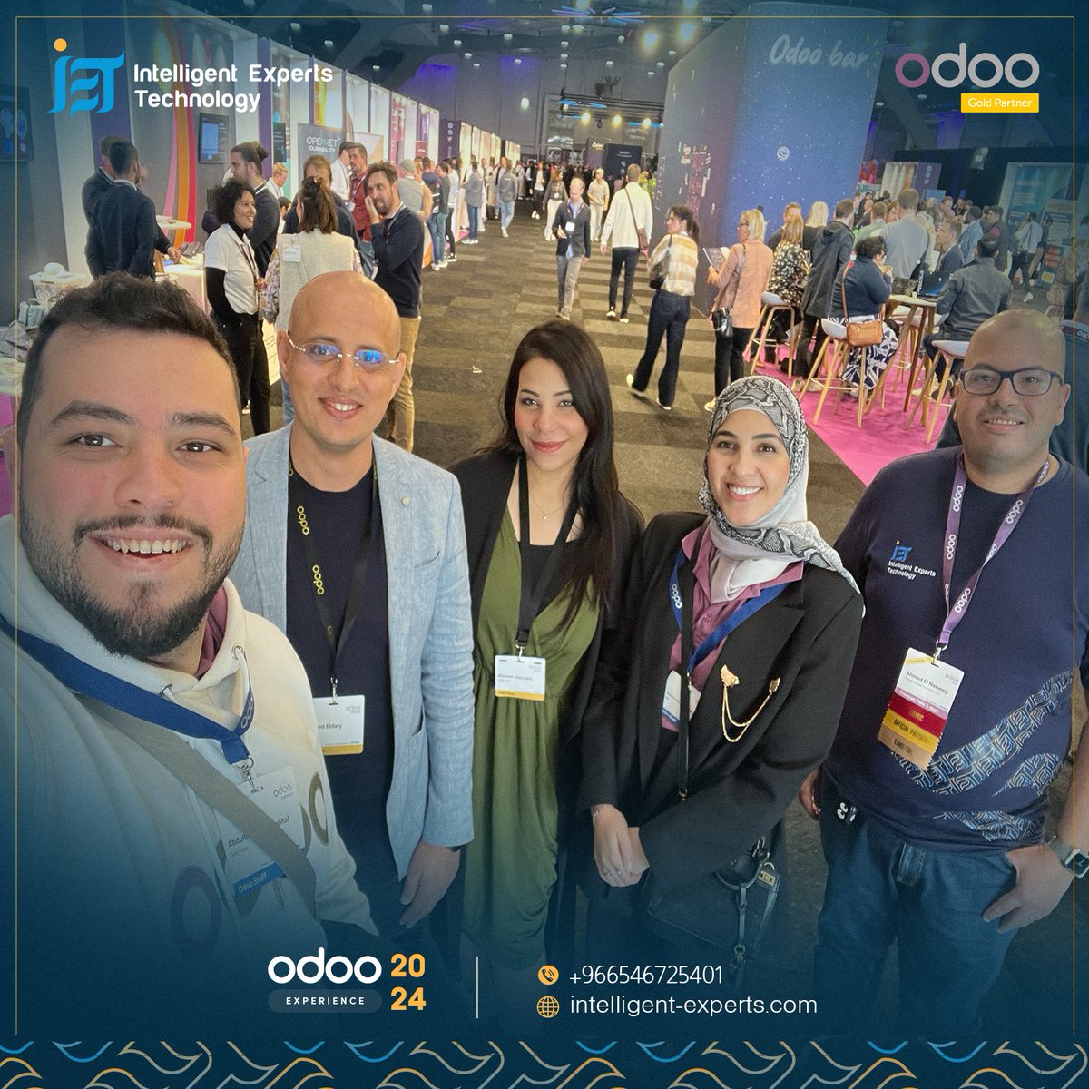 IETexperts's tweet image. انطلاقة قوية في Odoo Experience 2024! 🤩✨
نحن فخورون بالمشاركة في أكبر حدث لتكنولوجيا الأعمال..👩‍💻👨🏻‍💻
زورونا في جناحنا للتعرف على أحدث حلولنا مع Odoo..🖥️

 تواصل معنا الآن:📞
+966 54 672 5401
موقعنا:🖇️
intelligent-experts.com
#IET
#Odoo18 #OdooExperience2024 #Odoo