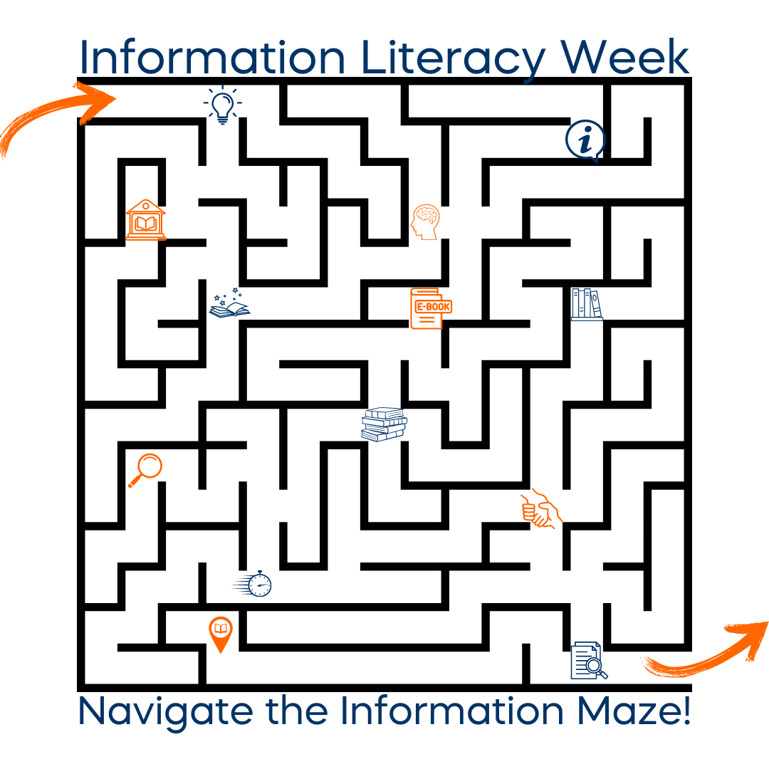 MCC_Lib's tweet image. It's Information Literacy Week! 🔍📚 Empower yourself with the skills to find, evaluate, and use information effectively. Knowledge is power! 💡 
mclennan.edu/library/ #InfoLitWeek #KnowledgeIsKey #SmartSearching #Education #MCCLibWaco #MCCLearningCommons