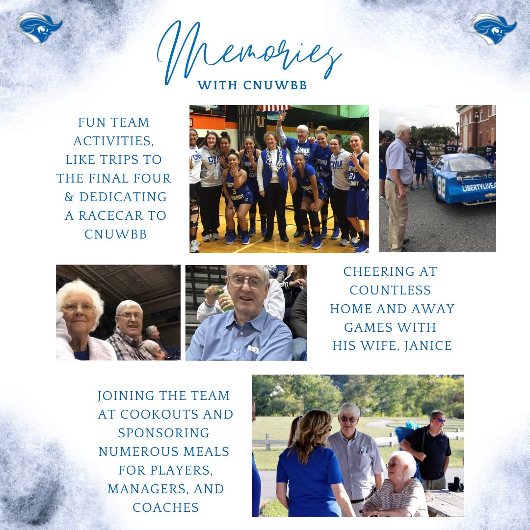 cnuwbb's tweet photo. We are deeply saddened to announce the passing of Mr. Nelson Hinson, who meant so much to our program and touched the lives of countless players, managers, and coaches! We are forever grateful for the unwavering support, and dedication you provided to our program! https://t.co/1v6NkwEF0z