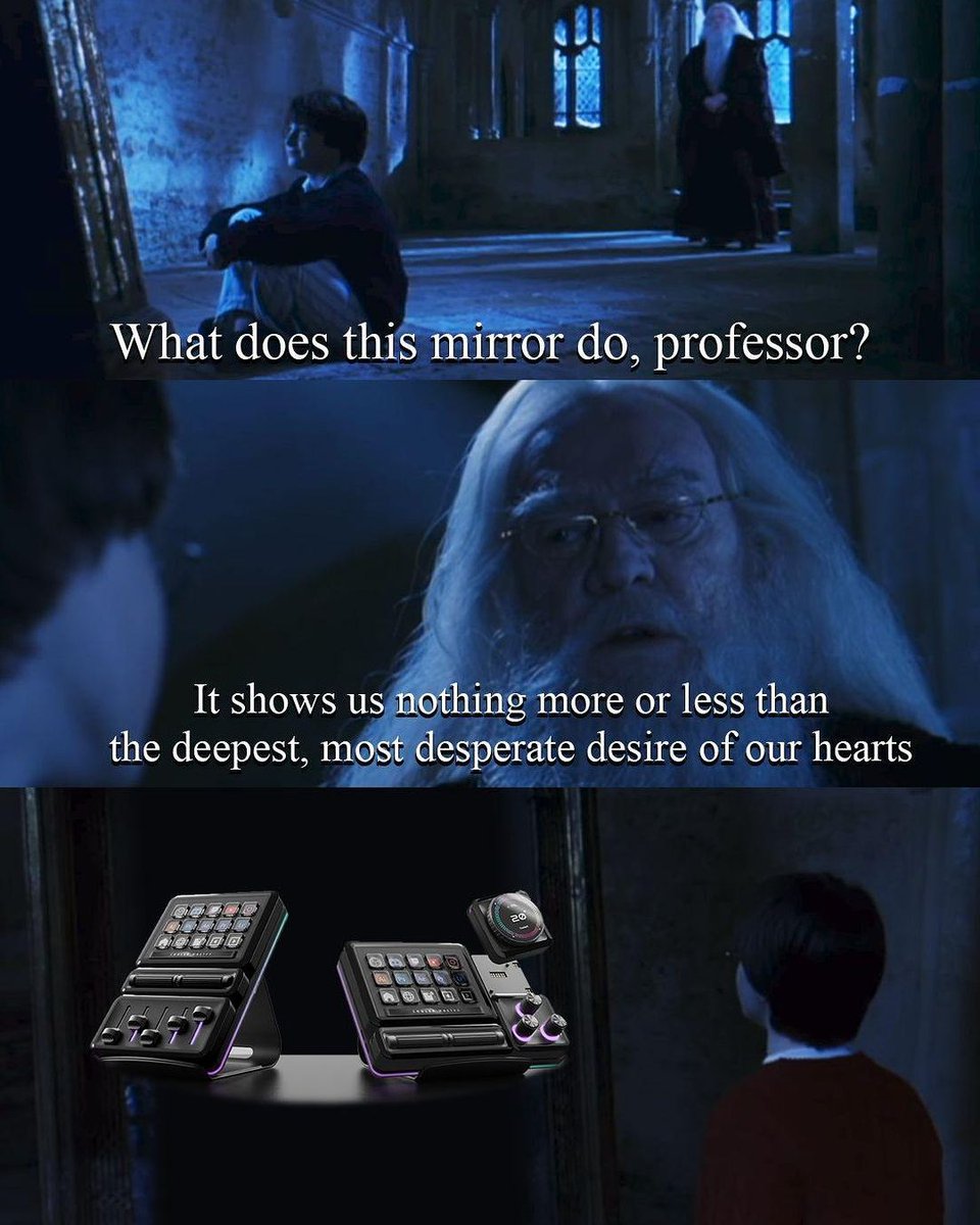 Your tech dreams, now a reality. 🪞💡 #coolermaster #masterhub #streaming #streamer #harrypotter