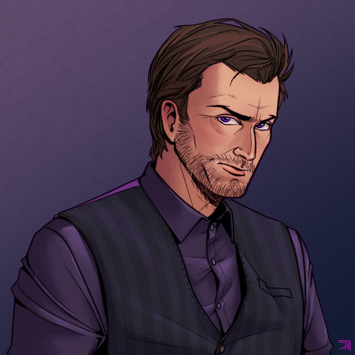justajvmes's tweet photo. kilgrave. an attempt at emulating comic styles from various artists with my own twist.

#marvel #davidtennant #kilgrave #jessicajones https://t.co/KNgcaih3K6