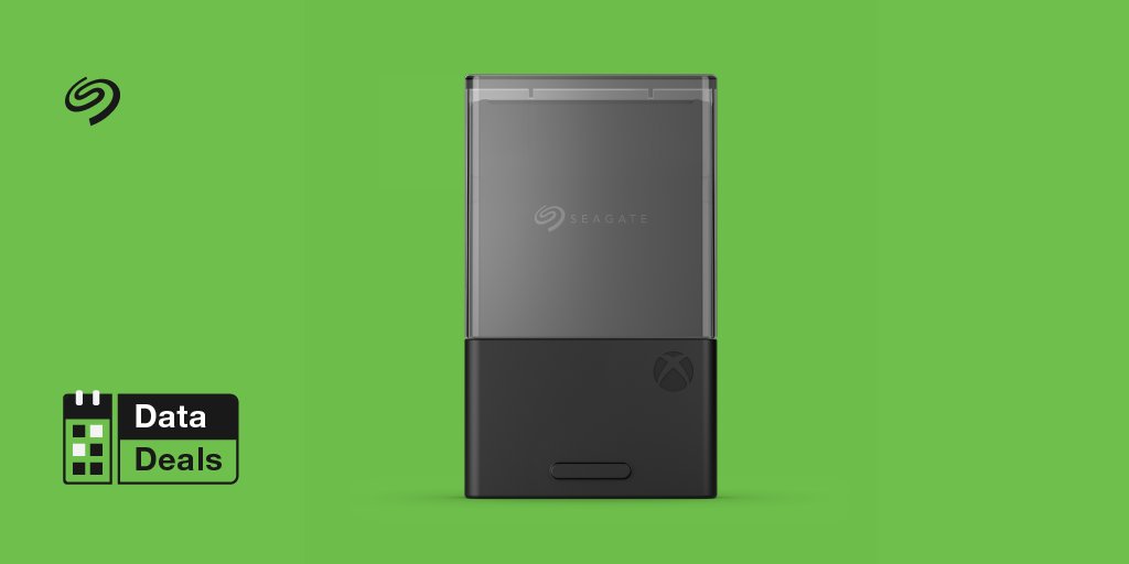 seagategaming's tweet image. 🎉 DATA DEAL 🎉

Do you have a game you want to download but don’t have enough space? Our Storage Expansion Card for Xbox 1TB can help with that! Better yet: it’s $20 off for the next 24 hours! 🎮⏳

Act fast: seagate.media/6017mUCc3

#SeagateGaming #DataDeal
