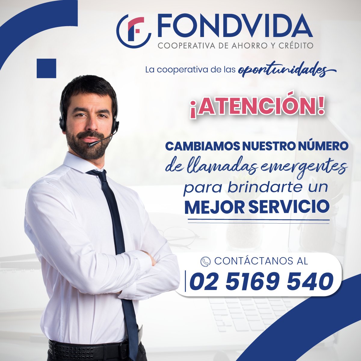 CoacFondvida's tweet photo. 𝐍𝐮𝐞𝐬𝐭𝐫𝐨 𝐧𝐮𝐞𝐯𝐨 𝐜𝐚𝐧𝐚𝐥 𝐝𝐞 𝐚𝐭𝐞𝐧𝐜𝐢𝐨́𝐧 𝐝𝐞 𝐞𝐦𝐞𝐫𝐠𝐞𝐧𝐜𝐢𝐚𝐬 🚨 te ayuda a 𝐛𝐥𝐨𝐪𝐮𝐞𝐚𝐫 𝐥𝐨𝐬 𝐬𝐚𝐥𝐝𝐨𝐬 𝐝𝐞 𝐭𝐮 𝐜𝐮𝐞𝐧𝐭𝐚 🛡️

 ⚠️ Si detectas algo inusual, actúa de inmediato 👇

📞 Comunícate al 𝐚𝐥 𝟎𝟐 𝟓𝟏𝟔𝟗 𝟓𝟒𝟎 𝐎𝐩𝐜𝐢𝐨́𝐧 𝟎 https://t.co/NnlzXyybcw