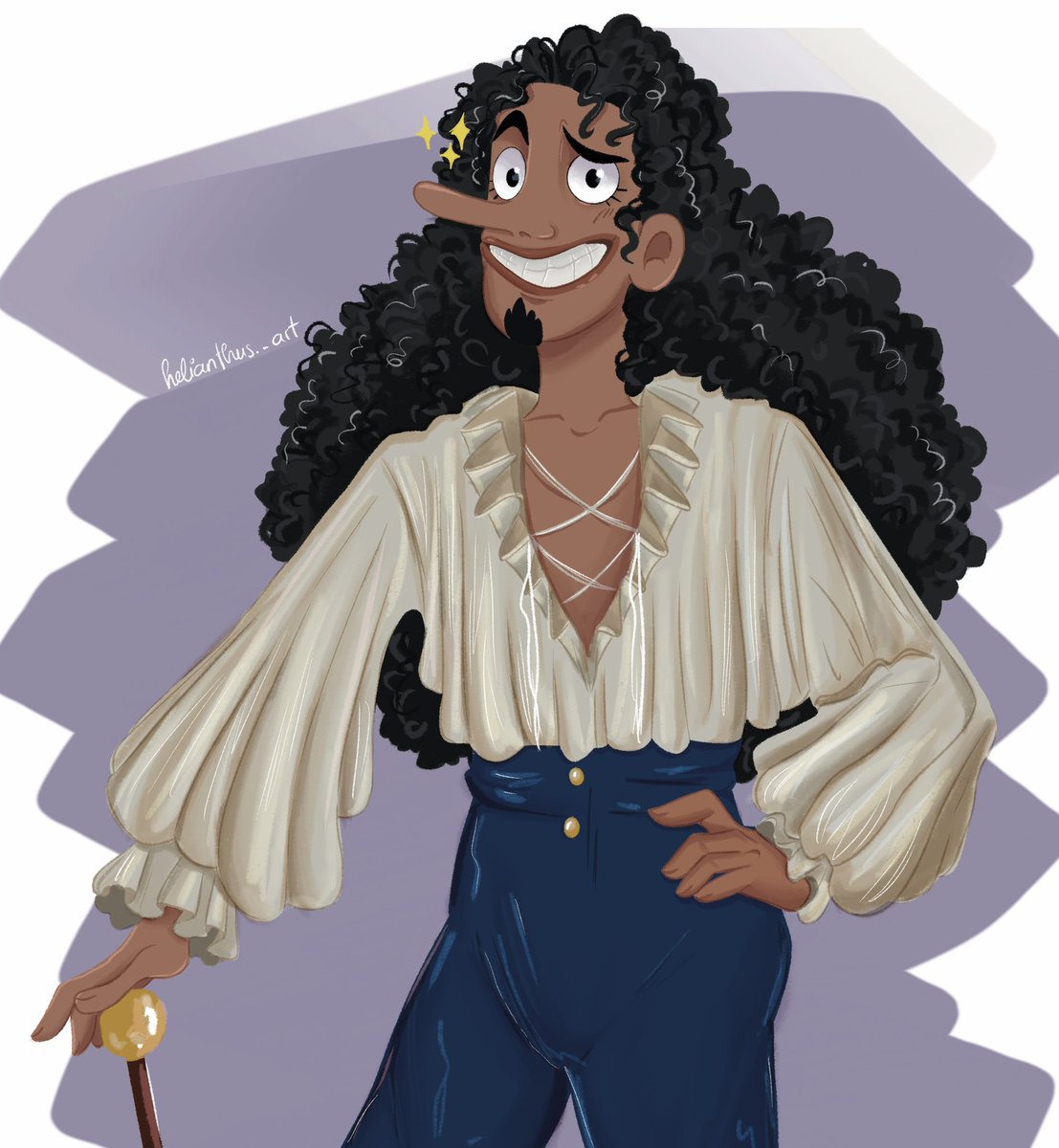 helianthus_aart's tweet photo. Joined the great DTIYS of @lintushadow !! I just love the style of Usopp !! Hope you like it hihi 😜💜
#usopp #ONEPIECE #ONEPIECEカードゲーム #lysopp #captainusopp https://t.co/kvFZtSSy9A