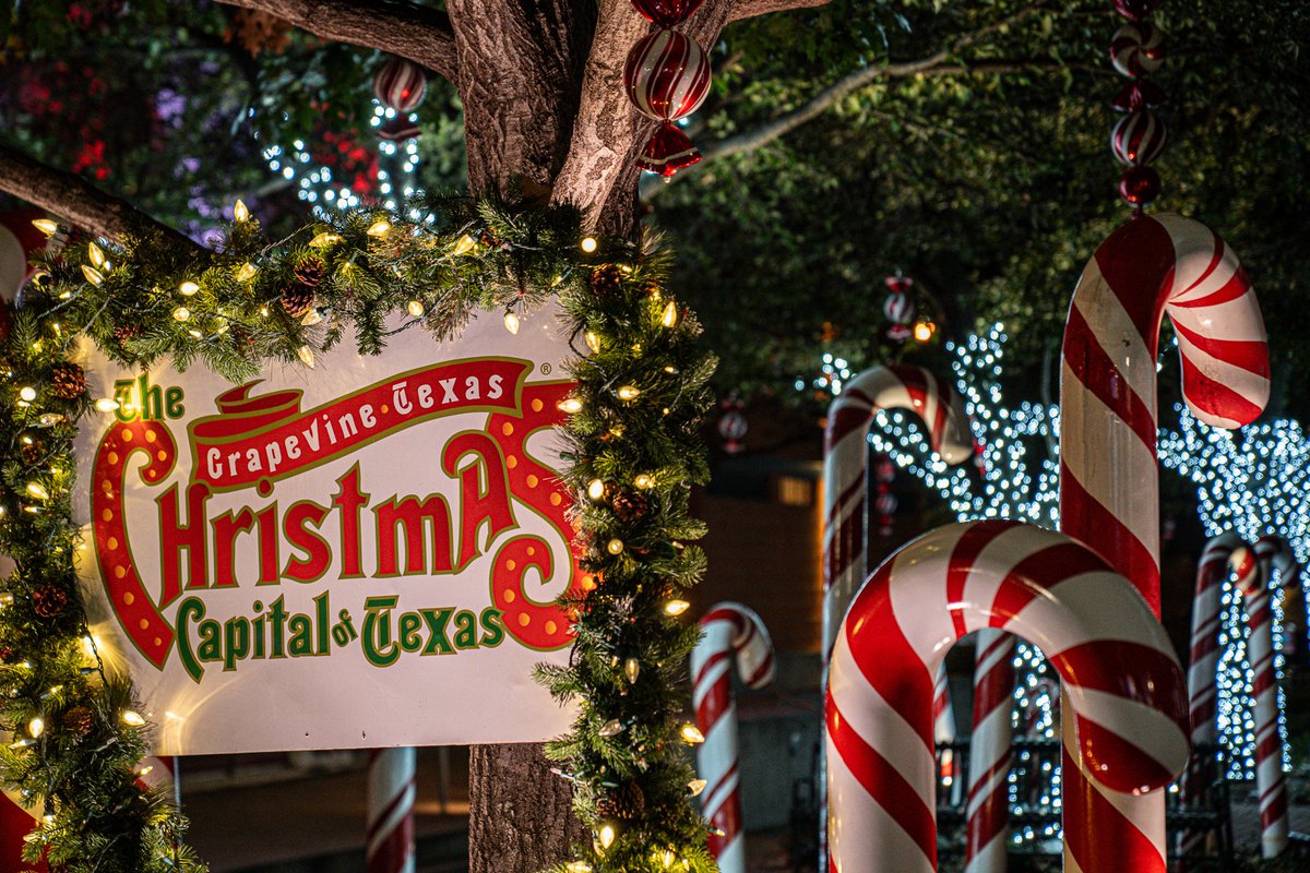 BIG NEWS! #GrapevineTX VOTED Best Christmas Town by <a href="/Newsweek/">Newsweek</a>'s Reader's Choice Poll! We can't wait for the Christmas season to start in the Christmas Capital of Texas®. bit.ly/3N9tUA3 <a href="/VisitGrapevine/">Visit Grapevine</a>