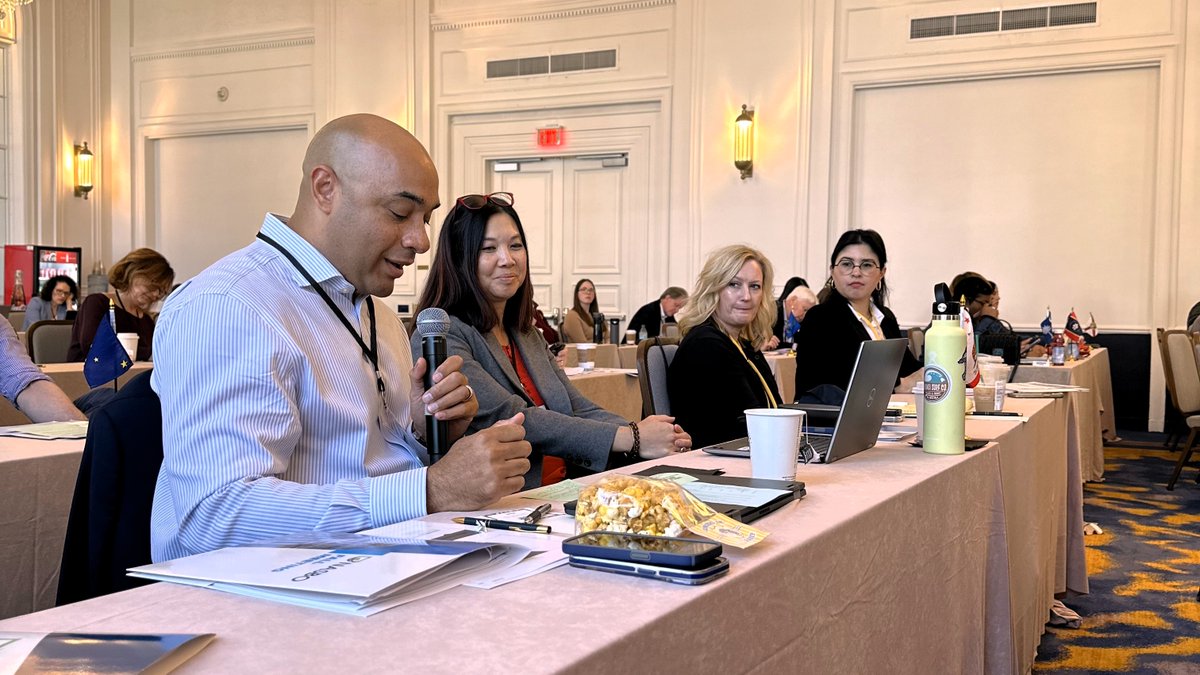 NASBO's tweet photo. Members participated in a round table discussion where they shared their state’s current fiscal and budget conditions as well as any challenges or uncertainties they expect to face in the coming year. #NASBO https://t.co/4J09RSoNFH