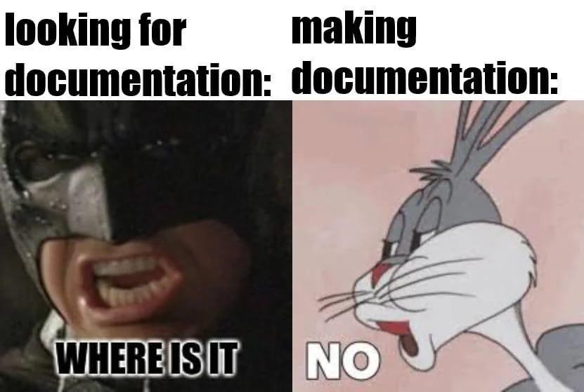 PR0GRAMMERHUM0R's tweet photo. theCodeIsTheDocumentation https://t.co/WGJNyC5vJI https://t.co/NJWFVafB7r