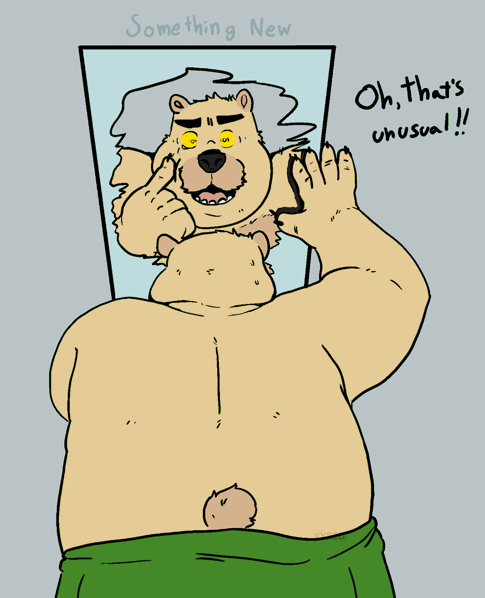 Gonna partially participate, so here's something new for octobear/fattytober!