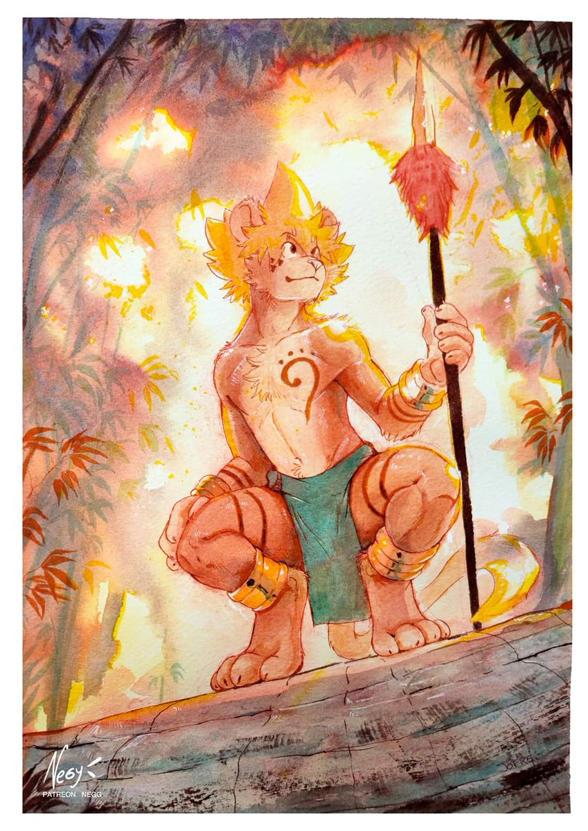 I made this watercolor piece of Franko. I'll have prints of this in Confuror:)