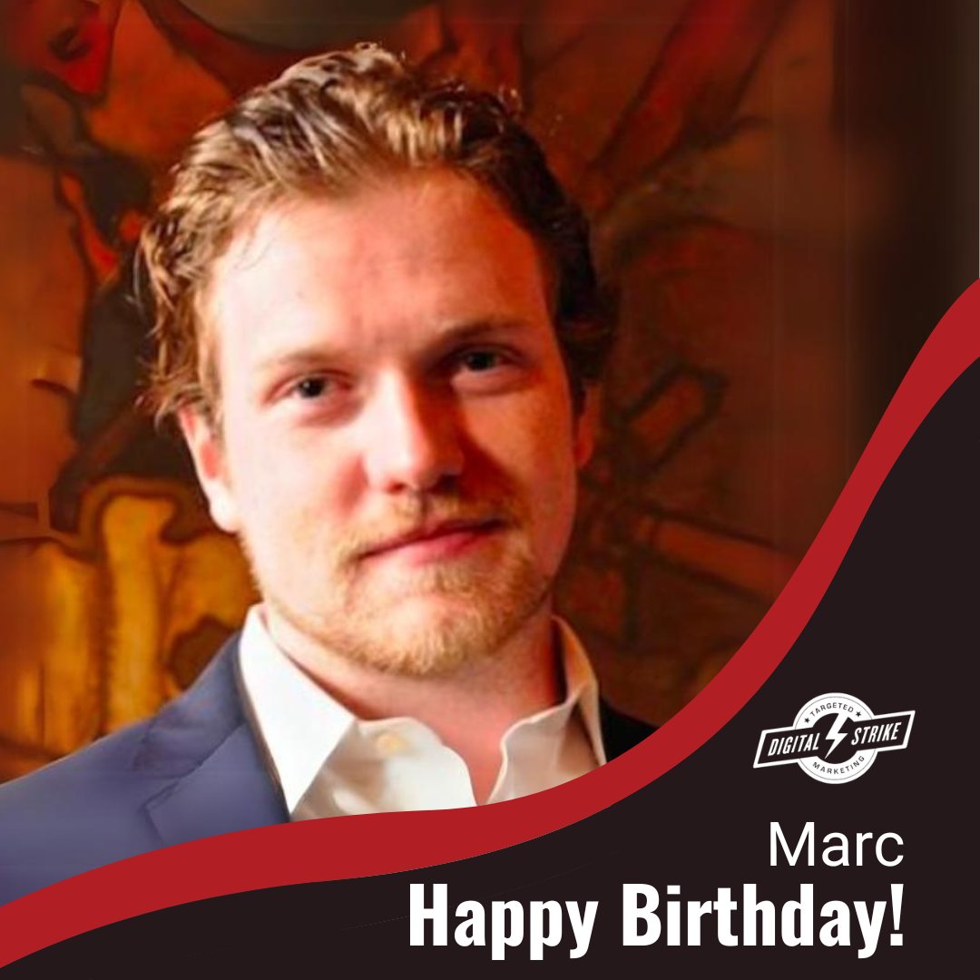 Wishing a happy birthday to one of the newest members of the Digital Strike team: our Sr. SEO Strategist, Marc!

We hope your day is steeped in joy. 🫖