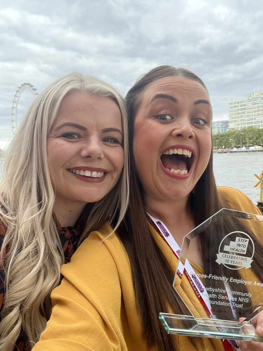 Melanie AJ Dyke (@ladylath) on Twitter photo We did it! <a href="/DCHStrust/">Derbyshire Community Health Services NHS FT</a> & <a href="/derbyshcft/">Derbyshire Healthcare 💙</a> secured the win for the Step into Health Forces Friendly Employer Recognition Award! Against some tough competitors! <a href="/GemmaCBT/">Gemma CBT</a> and I couldn’t be prouder of our Armed Forces Community ❤️💂🏻♂️⚓️✈️ We did it! <a href="/DCHStrust/">Derbyshire Community Health Services NHS FT</a> & <a href="/derbyshcft/">Derbyshire Healthcare 💙</a> secured the win for the Step into Health Forces Friendly Employer Recognition Award! Against some tough competitors! <a href="/GemmaCBT/">Gemma CBT</a> and I couldn’t be prouder of our Armed Forces Community ❤️💂🏻♂️⚓️✈️