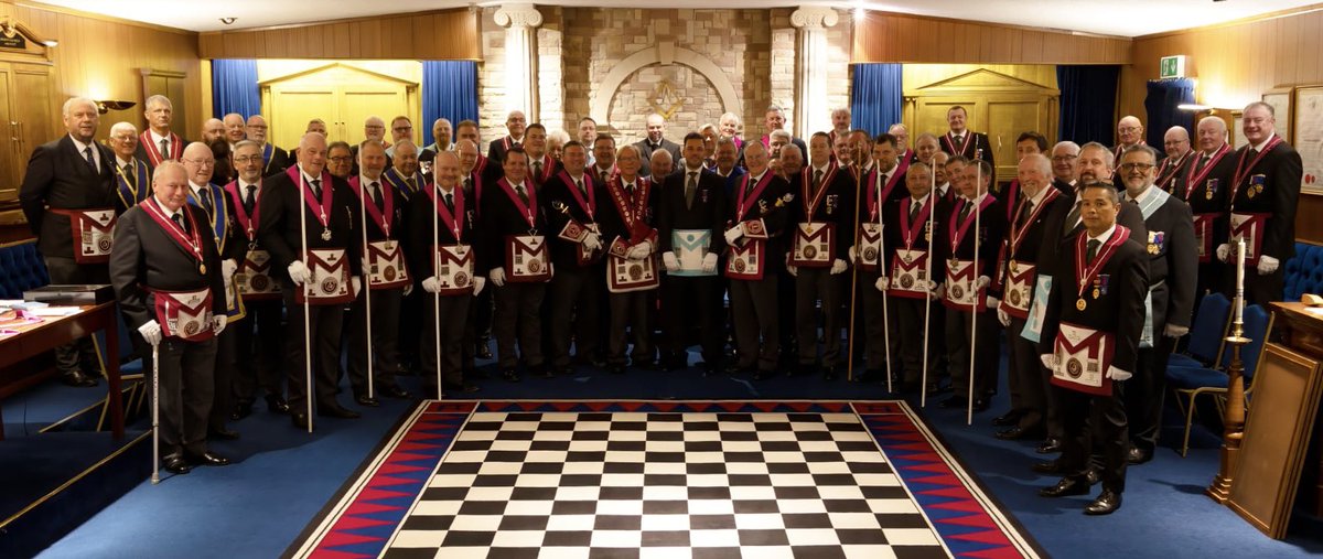 Chris Renshaw (@chrisapgm) on Twitter photo Cheshire Provincial Grand Stewards Lodge No 3449 met for a Raising on behalf of my mother lodge Bridgegate Lodge No 5961. A tremendous ceremony undertaken by the WM and his Officers.
Was good to wear red again in a <a href="/CheshirePGL/">CheshirePGL</a> lodge!
A great day for Bro Taylor!
#Freemasons Cheshire Provincial Grand Stewards Lodge No 3449 met for a Raising on behalf of my mother lodge Bridgegate Lodge No 5961. A tremendous ceremony undertaken by the WM and his Officers.
Was good to wear red again in a <a href="/CheshirePGL/">CheshirePGL</a> lodge!
A great day for Bro Taylor!
#Freemasons