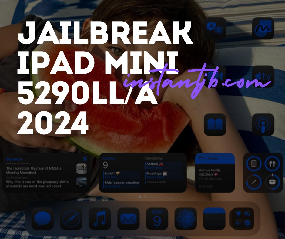 iNstantJB's tweet photo. Jailbreak iPad Mini 5290ll/a 2024 

With the https://t.co/tBeYSZfhvc, you can easily unlock your iPad and gain access to Cydia, the leading app store for jailbreak iPad Mini. 💯

#JailbreakiPadMini5290ll #iPadOS18 #iPadMini #Cydia #Jailbreak https://t.co/09Dd2XRFCg