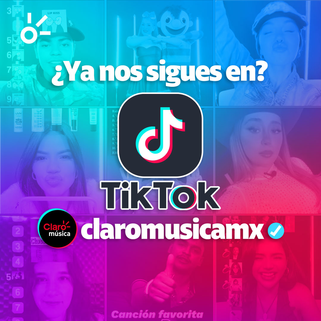 ClaromusicaMX's tweet photo. ¿Ya nos sigues en #TikTok? 👀 ¡No esperes más porque ahí encontrarás a tus artistas favoritos uniéndose a los mejores trends, el contenido más viral y divertido de #Claromúsica. 📱😂 https://t.co/LJHFGxLSSa