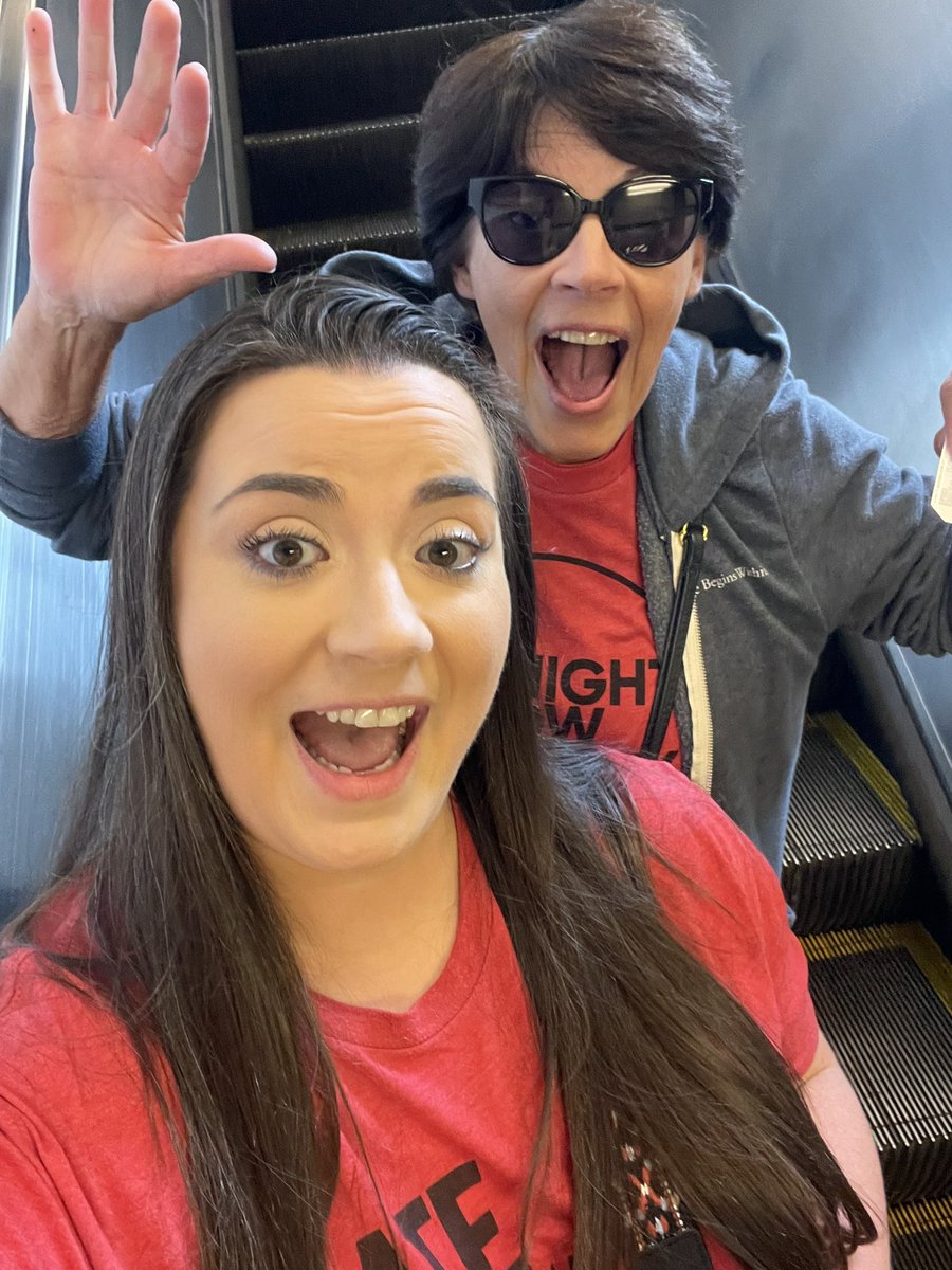 If last night’s episode of Seth was too late for you to catch, make sure to tune into <a href="/FallonTonight/">The Tonight Show</a> tonight at 11:35pm to see me and my mom!! Feeling so lucky to have these tickets and be able to to bring mom for her first Jimmy experience 🩵🥹 #FallonTonight