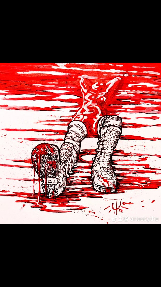 Inktober 2024 - jour 3
👢BOOTS👠

Sans talons aiguilles le rouge ciré y est , ma participation pour se 3em jours!

Bottes cirées, brides serrés.  
Une paire audacieuse pour un pas assuré.  
Elle se porte sans jamais lasser.

#Inktober #inktober2024 <a href="/inktober/">Inktober</a>