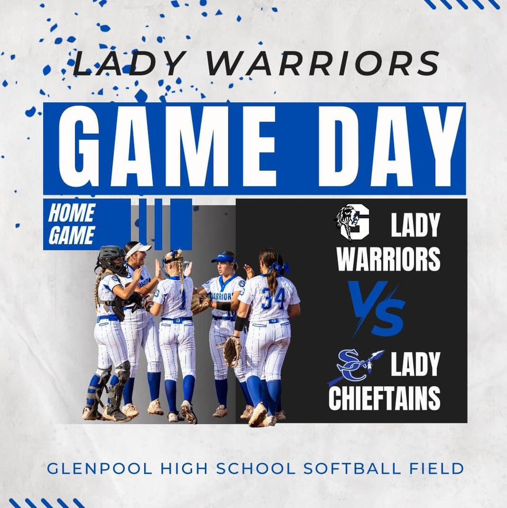 Can’t believes it’s our last home game of the season. Come out and support your Lady Warriors today at 6PM.