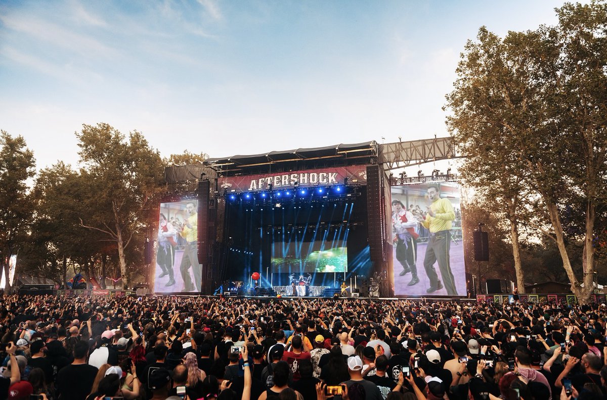 One week until Discovery Park looks like this again 🤘🔥🎸

There’s still time to secure your <a href="/AFTERSHOCKSAC/">Aftershock Festival</a>  passes &amp; rock with Mötley Crüe, Iron Maiden, Slipknot, Slayer, &amp; more in #Sacramento ➡ aftershockfestival.com. 

📸: <a href="/AFTERSHOCKSAC/">Aftershock Festival</a>