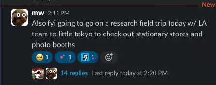 gm – excited to announce we're looking for a designer to join our smol yet mighty team <a href="/moshicamera/">Moshicam</a>! ✨

i can't believe i get to work with these amazing humans every day. the org is flat and no one takes themselves too seriously. we move quickly, experiment with intent, and ship