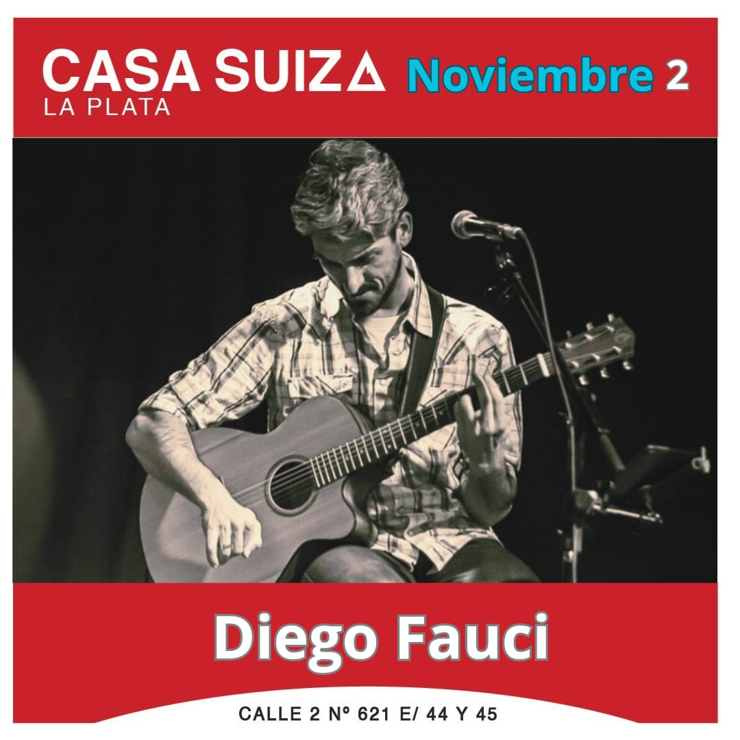 diegofauci's tweet photo. VUELVO A MI PAGO OTRA VEZ

Anotá:

🗓️Sábado 2 de noviembre
 📍CASA SUIZA (Calle 2 N° 621, La Plata)
 ⏰21:00

Luciano Casanova: Batería
Sebastian Di Leva: Bajo
Roberto Garcilazo: Guitarra
Diego Fauci: Voz y guitarra

Entradas anticipadas con descuento en:
https://t.co/9izIwjifAy https://t.co/LQmQsP8aAR