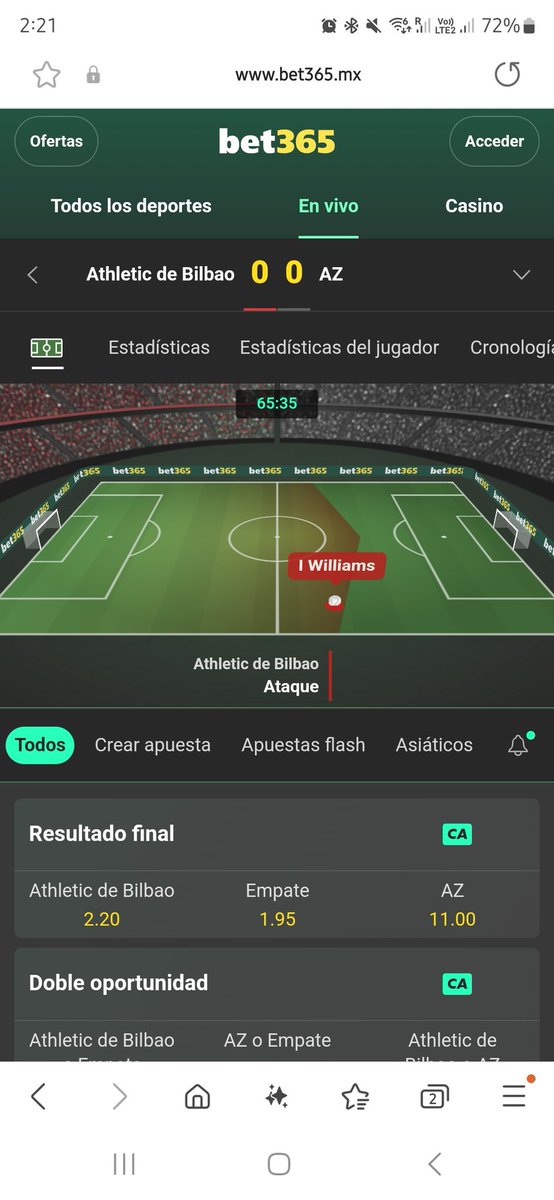 RobertoMQP's tweet photo. Athletic de Bilbao vs AZ . Over 0.5 (1.6) https://t.co/OuRlVqBvL9