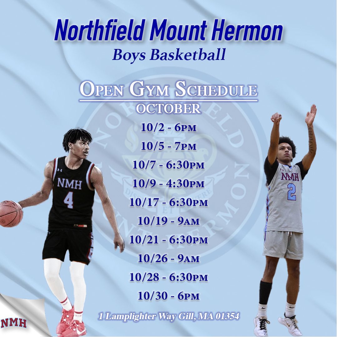 Northfield Mount Hermon Boys Basketball (@nmhboyshoops) on Twitter photo 