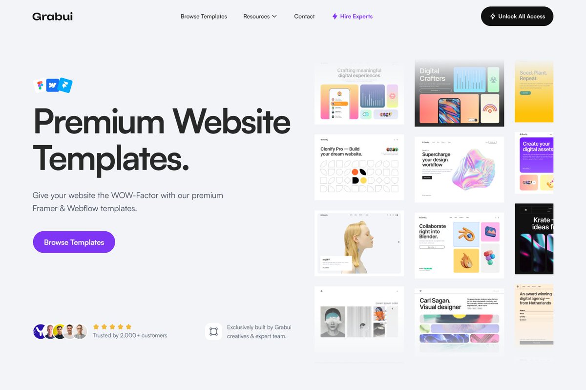 eamin_ux's tweet image. 🚀 Exciting news!

🌟 Grabui @framer template store production is almost complete! I&apos;m excited to announce that our website will launch next week!

Stay tuned for some amazing things coming your way!

#grabui #framer #webflow #WebDesign #framertemplate #templates