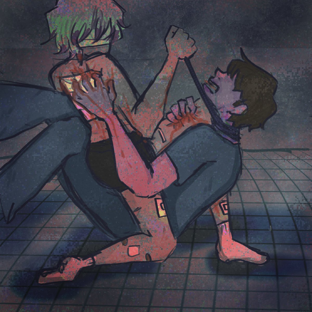 sleepychuu_'s tweet photo. Day 3 
#goretober2024 #goretober #art #artists https://t.co/shnZybqXyU