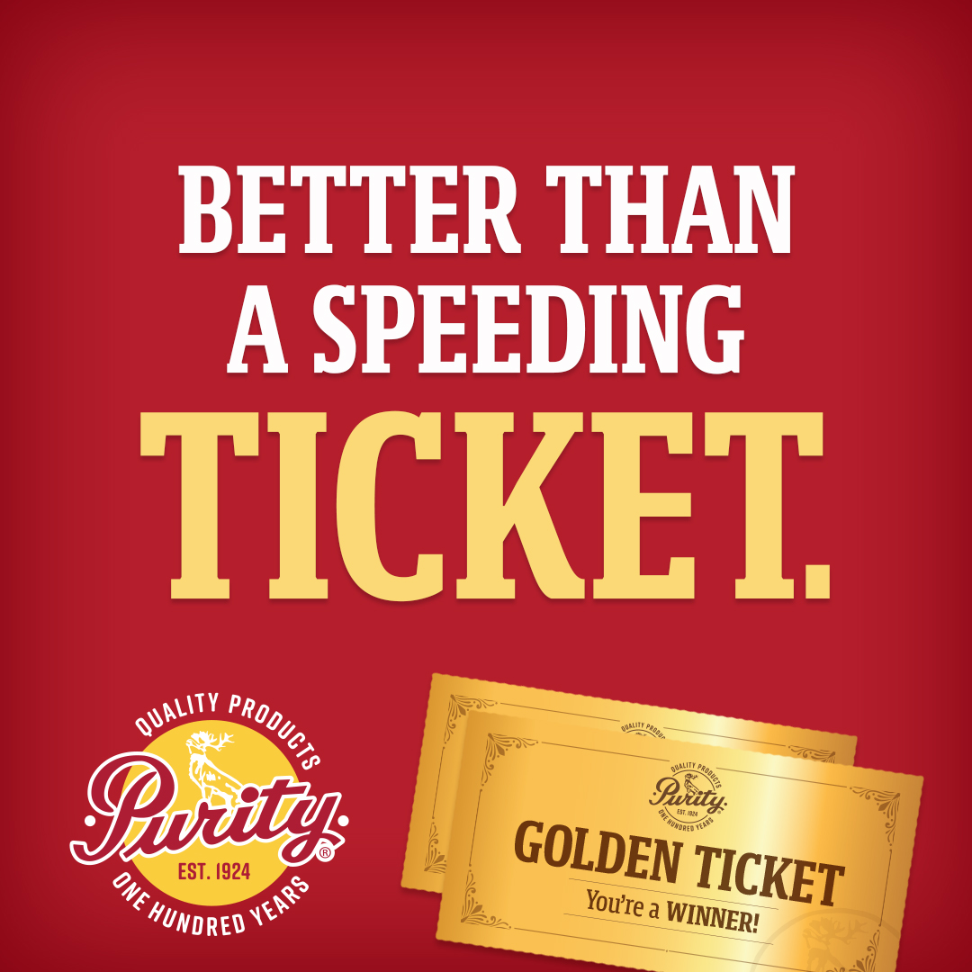 PrimeisCreative's tweet image. Perhaps you've heard it's @PurityFactories  100th Anniversary? 👀 You might have spotted our handiwork in the supermarket aisles or on your "feed"! 😉