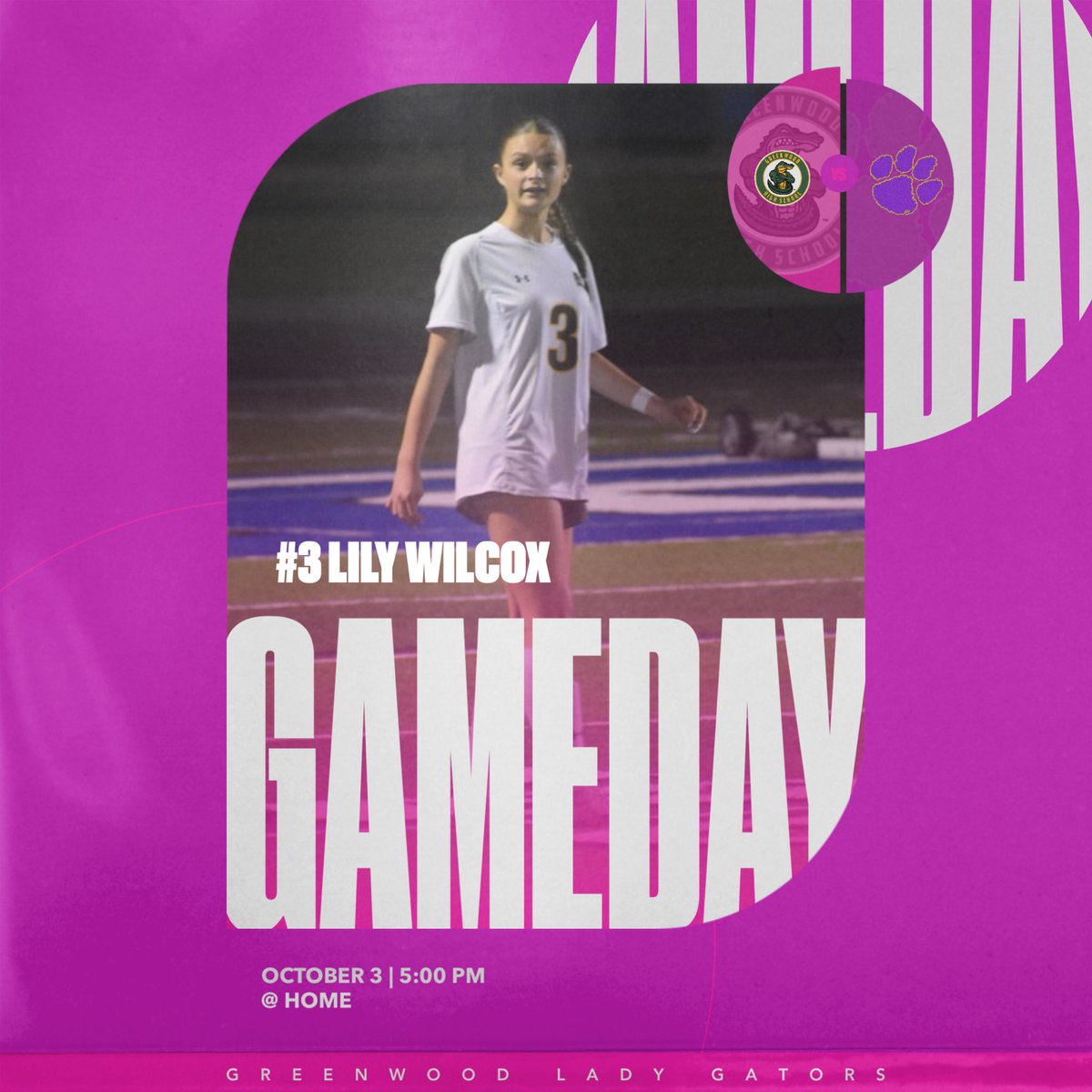 It’s Home Game Day for our Lady Gators 
5pm at the Swamp Last Game of the season come support this young Ladies