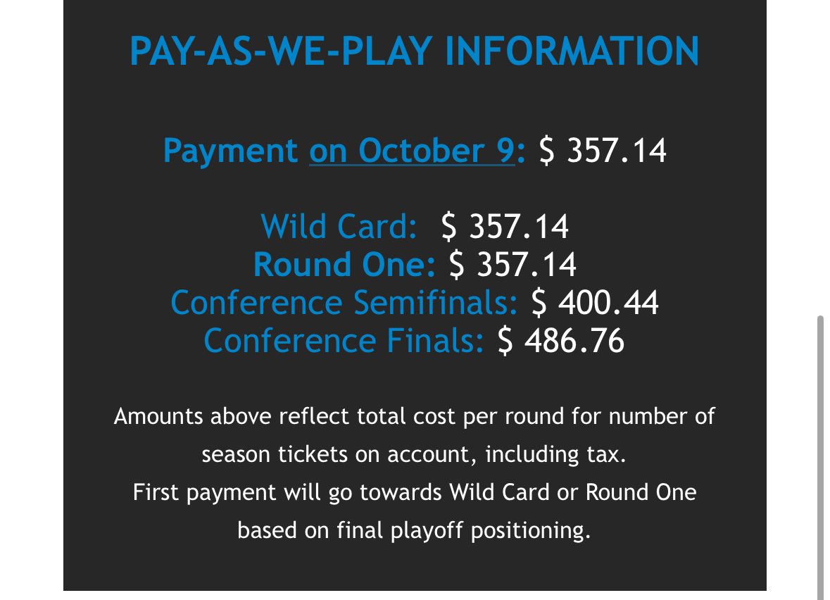 Hey new <a href="/CharlotteFC/">Charlotte FC</a> price gouging for STM just hit. Gotta love it. #charlottefc #MLSCupPlayoffs #tepperOut