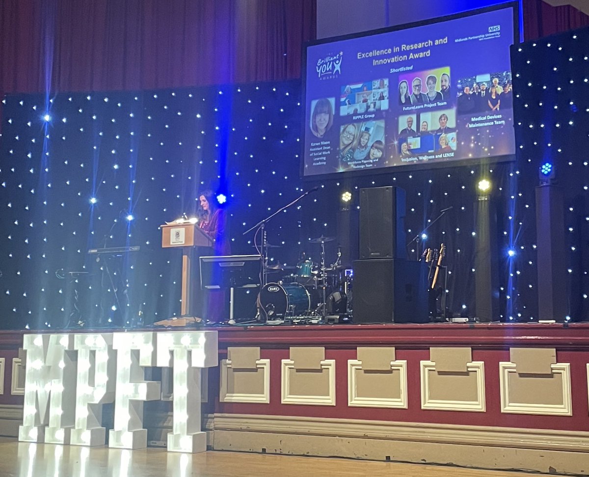 Congratulations to our #MPFTResearch colleagues in the Social Care and Social Work RIPPLE (Research In Practice Peer Learning Exchange) Group for winning the Excellence in Research and Innovation category at the #BrilliantYouMPFT 2024 Awards! 🎉