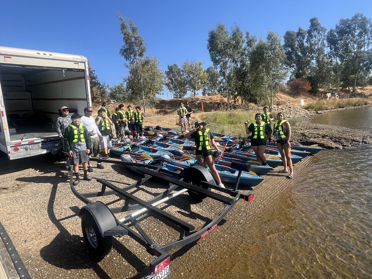 Great day with Mr. Boykins’ fishing club at Lake McSwain! 🎣 Students learned fishing, water safety, and kayaked 2 miles. 🚣‍♂️