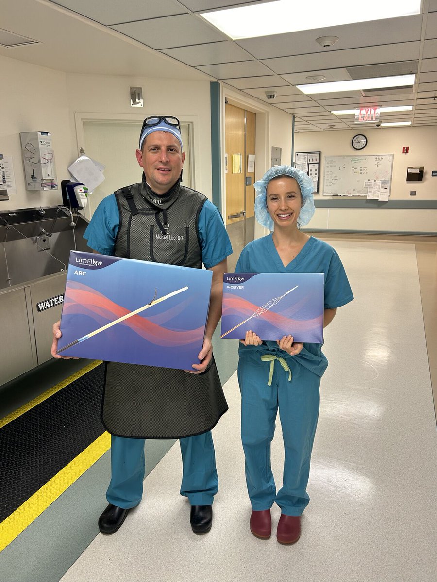 Big news! We’ve successfully completed our first Transcatheter Arterialization of the Deep Veins (TADV) using the innovative LimFlow SA device. This advanced procedure is a game-changer for limb salvage, allowing us to restore blood flow and save limbs in patients facing severe