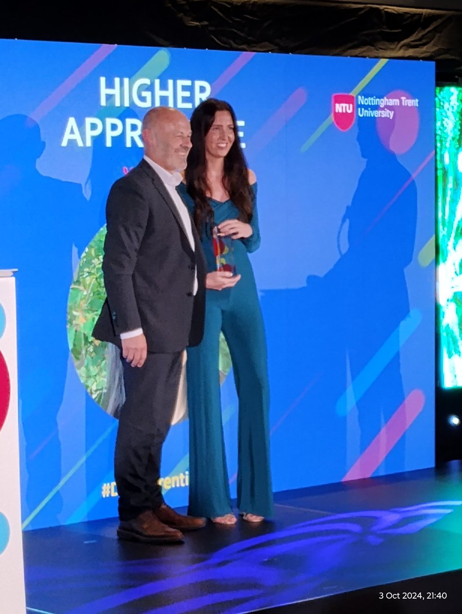 Apprenticeships at UHDB (@uhdbapprentice) on Twitter photo Derbyshire & Nottinghamshire Higher Apprentice of the Year 2024 Winner
Congratulations to Harriet Sowter for this amazing recognition.
<a href="/UHDBTrust/">University Hospitals of Derby and Burton NHS FT</a>
<a href="/UHDBSNAS/">Nursing Associates UHDB</a> Derbyshire & Nottinghamshire Higher Apprentice of the Year 2024 Winner
Congratulations to Harriet Sowter for this amazing recognition.
<a href="/UHDBTrust/">University Hospitals of Derby and Burton NHS FT</a>
<a href="/UHDBSNAS/">Nursing Associates UHDB</a>