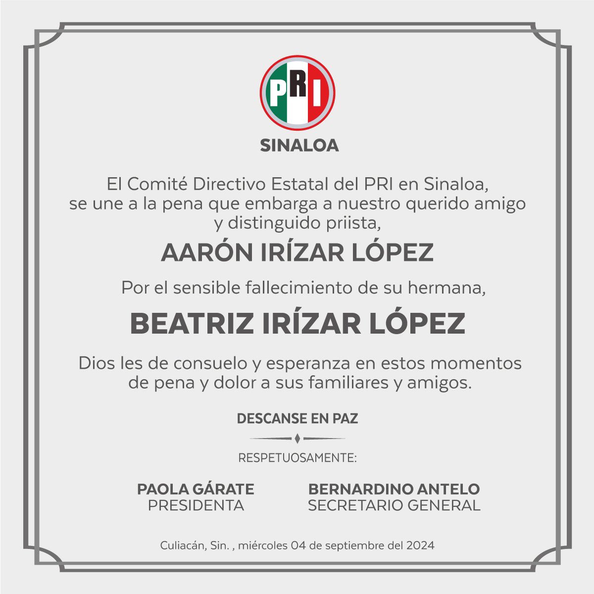 PRI Sinaloa tweet media