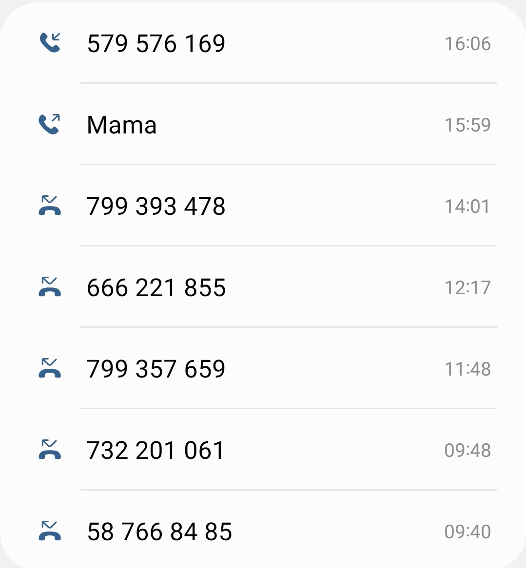 tarczyca112's tweet photo. @phreskoo Tylko ze oni dzwonią z różnych numerów 😭 https://t.co/TVSnoH9YBf