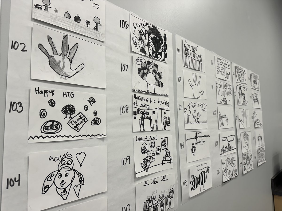 EnrichEdRI's tweet photo. The annual Kids Klub Thanksgiving Card Contest is underway! Our amazing student artists submitted drawings and voting is taking place until 10/11. Keep an eye on your mailbox for your Thanksgiving Card with the winning student's drawing on the front of the card. https://t.co/ufipDn2fva