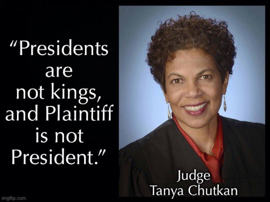 Judge Chutkan is a national hero. Drop a 💙 if you agree.