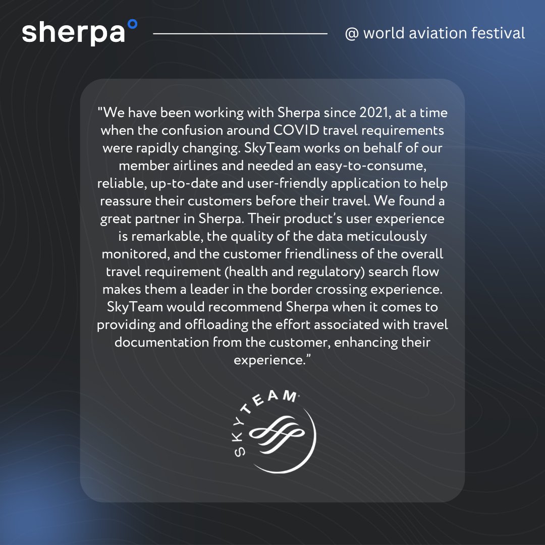 Sherpa° tweet media