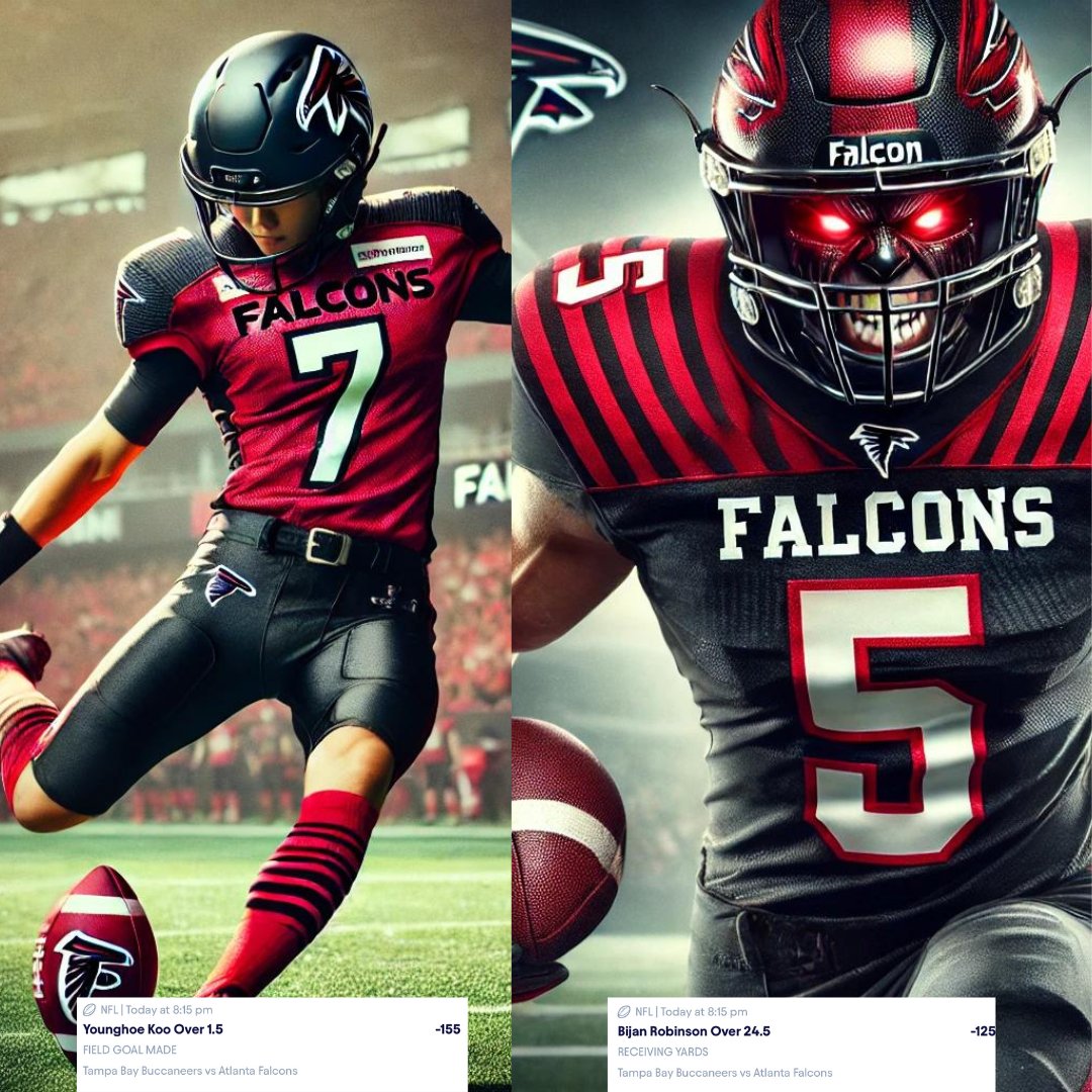 FREE NFL BETS FULL CARD 8/3
Younghoe Koo Over 1.5FGM
Bijan Robinson Over 24.5 Rec Yards

TO TAIL MY EXACT PICKS⬇️⬇️⬇️
Use my Fliff code 22E82 for a 100% deposit match! Fliff is legal in 49/50 states.