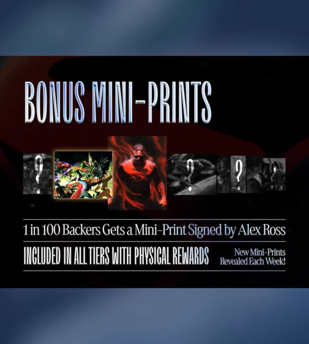Get a free set of mini-prints with THE LEGEND OF KINGDOM COME! Available now, only on   #kingdomcome #dccomics #comics #comicart #kickstarter #crowdfunding #thelegendofkingdomcome 