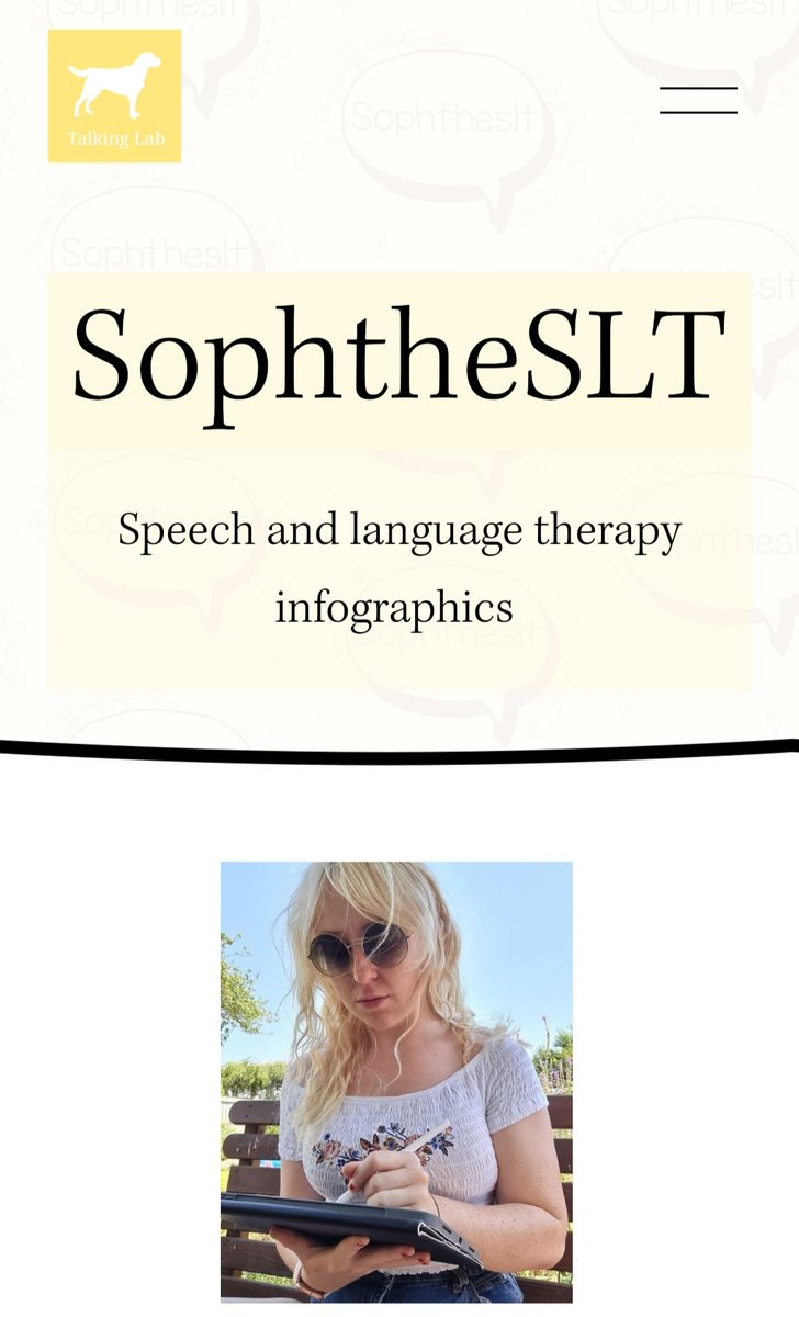 I'm feeling really inspired! 

Let me know if there is any student resources/ AAC/ therapy materials/ general SLT advice  that you'd love to see created ❤️ 

talking-lab.com/sophtheslt-vis…

#SLT #speechandlanguage #RCSLT #Accessibility #ASLTIP