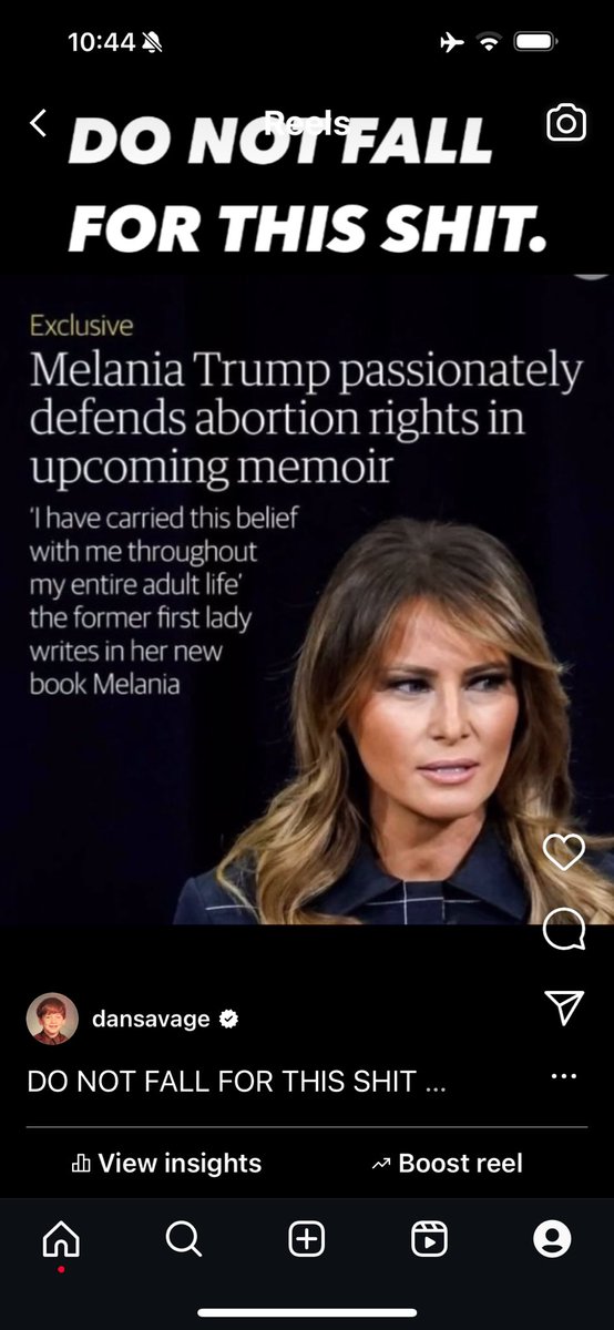 fakedansavage's tweet image. DO NOT FALL FOR THIS SHIT.

Anti-choice GOP presidents and candidates have been sending their wives out to say pro-choice things before elections since Barbara &amp;amp; George H.W. Bush pulled this in 1988. George H.W. Bush appointed Clarence Thomas. Roe is gone and women are dying in…