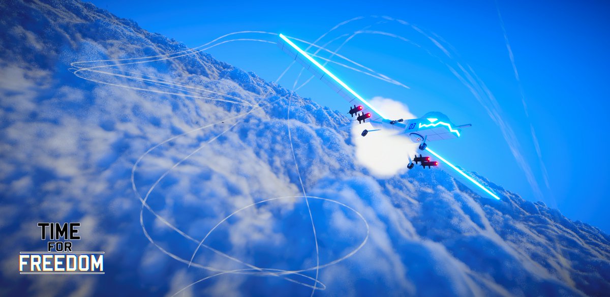 TimeForFreedom_'s tweet image. 🌅Time to fly into the sunset! What a view, am I right?
#TimeForFreedom #indiedev #screenshotsaturday #gamedev #indiegame  #devlog