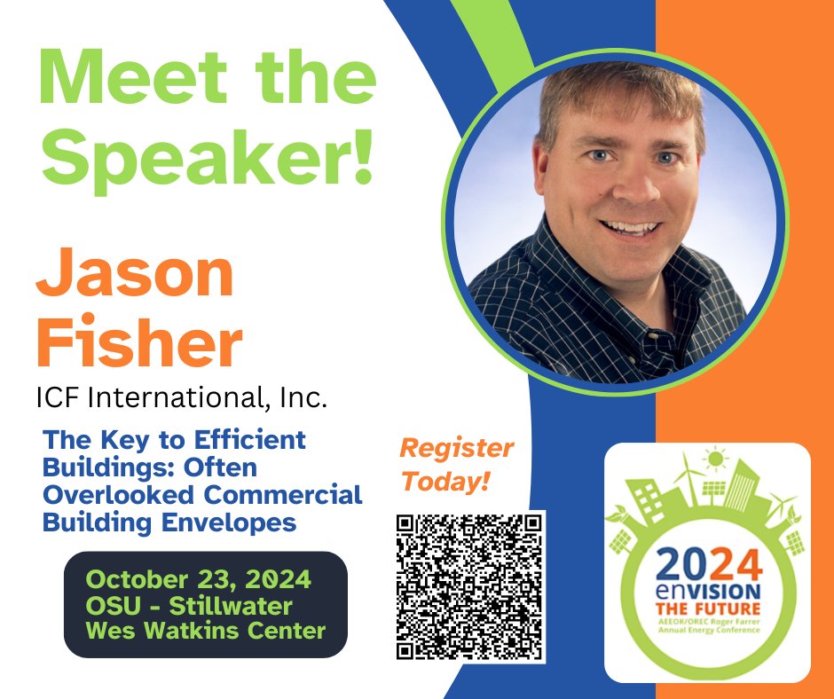 OKRenewables's tweet image. In one of our afternoon sessions, we'll hear about #lighting and #buildingenvelopes in working toward #energyefficiency in commercial buildings.

Register today ➡️ eventbrite.com/e/2024-envisio…

#OKEnergy