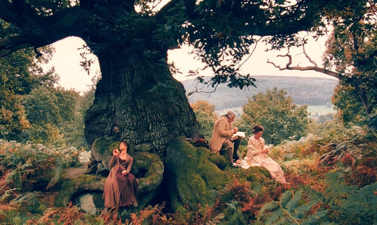 TheCinesthetic's tweet photo. Pride &amp; Prejudice (2005), dir. Joe Wright 
Dreaming (1928), by Maxfield Parrish https://t.co/dGcMyx00dE